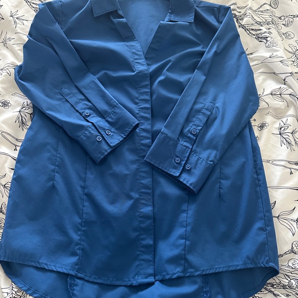 Lee Riders Deep Blue Button-Up Shirt